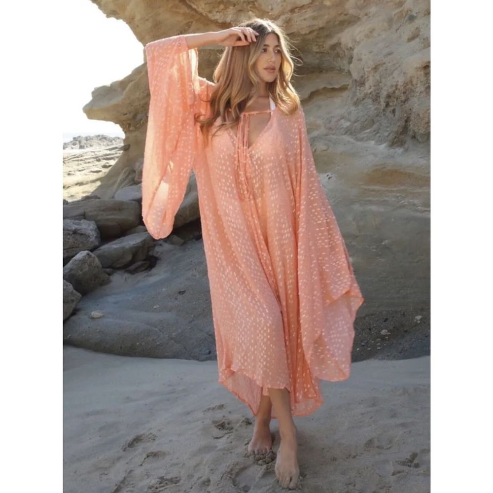 New Free People x Rahi Seabright Elena Kaftan One Size